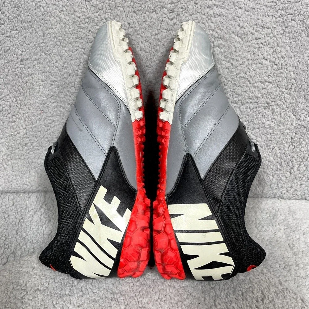 Nike 5 Bomba Mens Size 13 Soccer Football Shoes Black Gray Red 415130-003